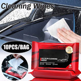 Automotive Oil Film Remover Wet Wipes – Windshield Glass Cleaner & Waterproof Coating