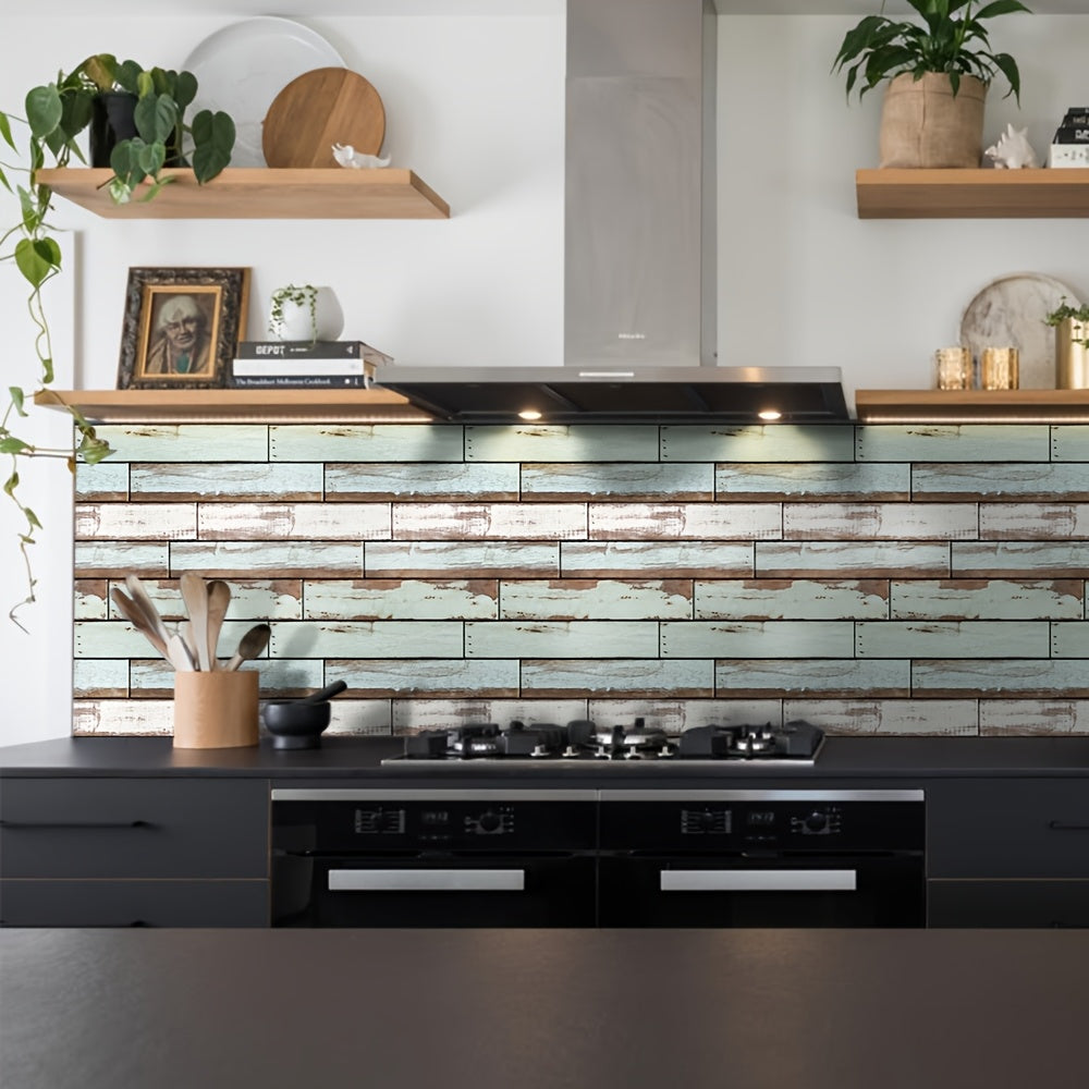 20pcs 3D Faux Wood Wall Panels For Walls -11.8\