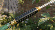 Heavy Duty Adjustable Twist Hose Nozzle – Brass Core, High-Pressure Jet & Mist