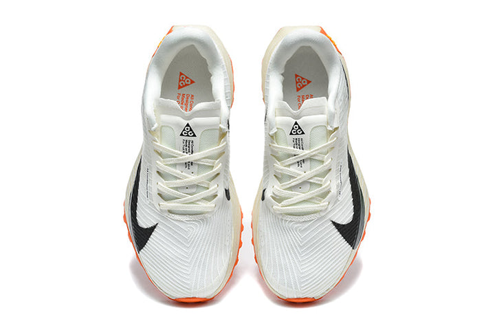Nike ACG ZoomX White and Orange Trail Running Shoes