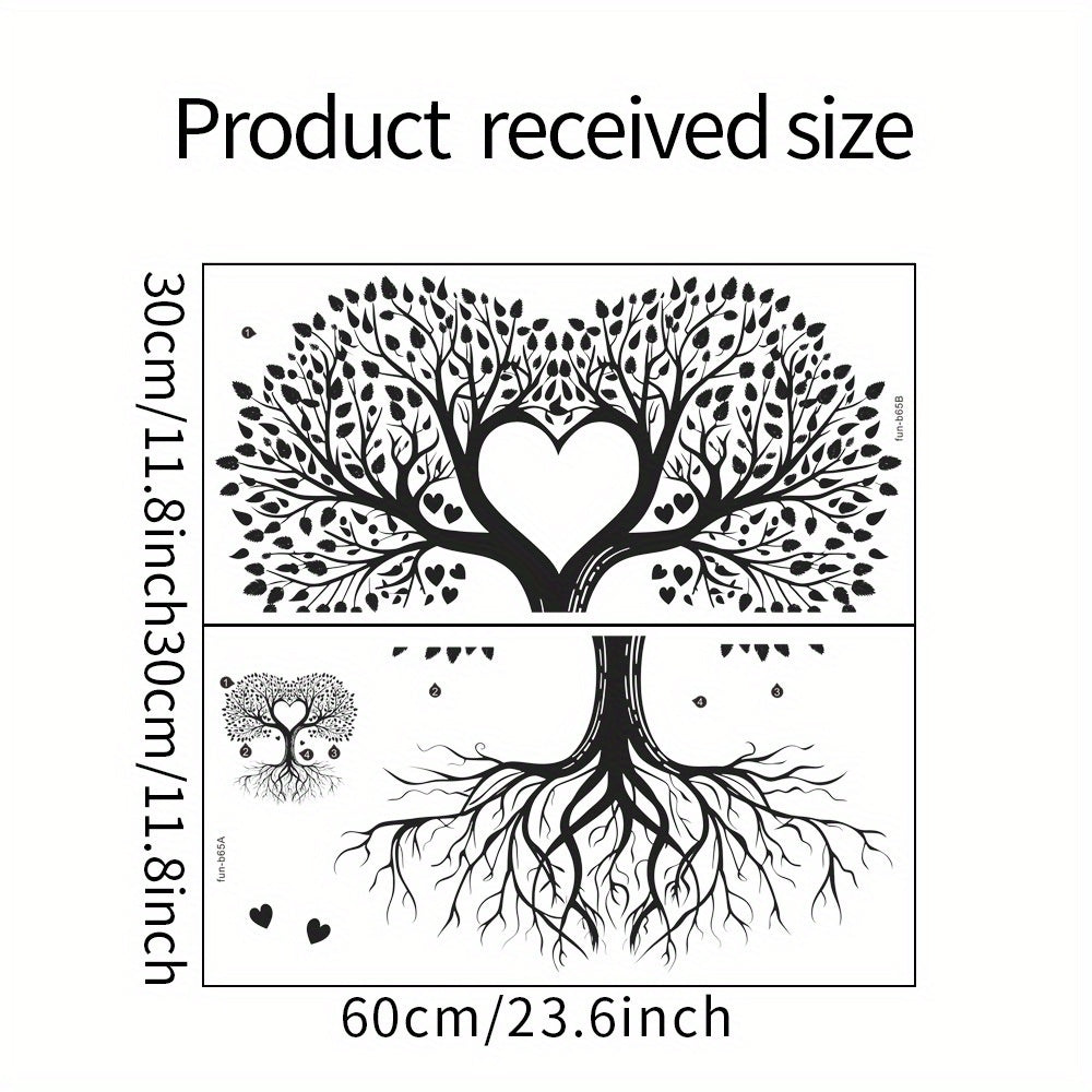 Love Tree Branch Bedroom Living Room Entrance Home Beautification Decoration Wall Stickers