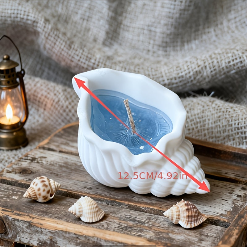 Coastal Seashell Candle 3-Pack - Christmas Gift Set | Festive Scented Candles for Holiday Decor & Relaxation (Ocean Breeze + Vanilla + Cinnamon)