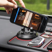 4-in-1 Car Dashboard Anti-Slip Mat – Phone Holder, Aromatherapy, License Plate Display & Glow