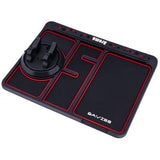 4-in-1 Car Dashboard Anti-Slip Mat – Phone Holder, Aromatherapy, License Plate Display & Glow