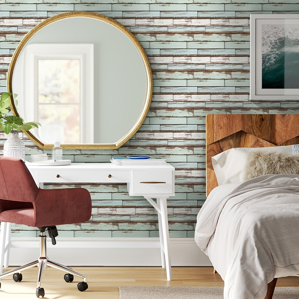 20pcs 3D Faux Wood Wall Panels For Walls -11.8\