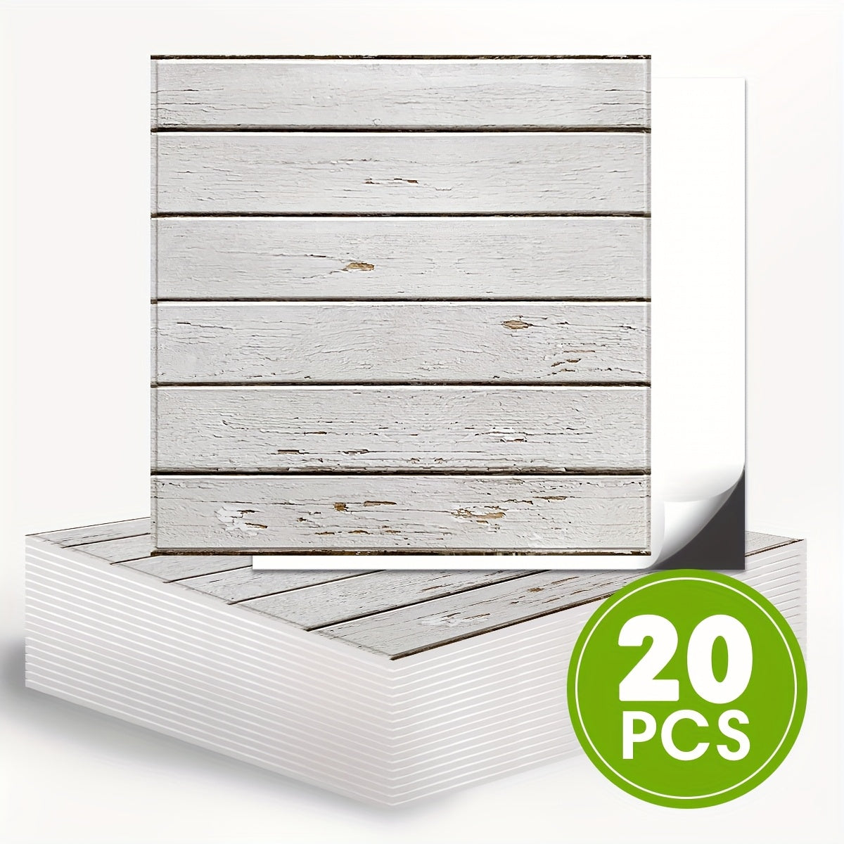 20pcs 3D Faux Wood Wall Panels For Walls -11.8\