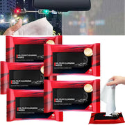Automotive Oil Film Remover Wet Wipes – Windshield Glass Cleaner & Waterproof Coating