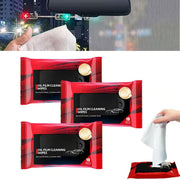 Automotive Oil Film Remover Wet Wipes – Windshield Glass Cleaner & Waterproof Coating