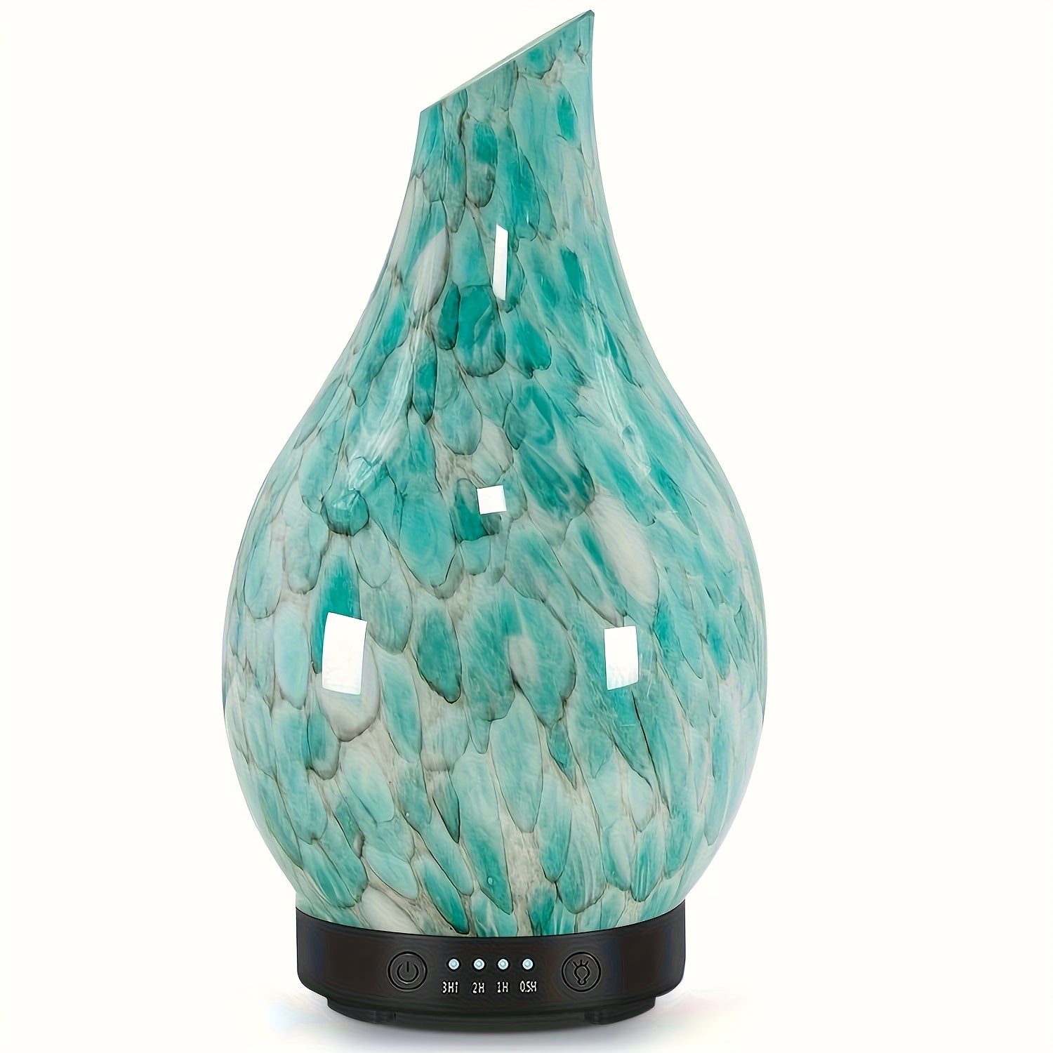 Essential Oil Diffuser 120ml - Handmade, BPA-Free, Auto Shut-Off, 4 Timer Settings, 7 Color-Changing LED for Home, Yoga, Office