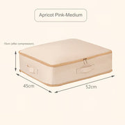 Compression Duvet Storage Bag – Large Capacity, Breathable Satin, Machine Washable
